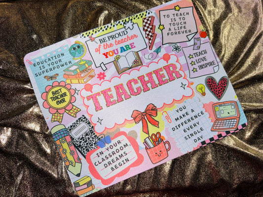 Teach Junk Journal Mousepad
