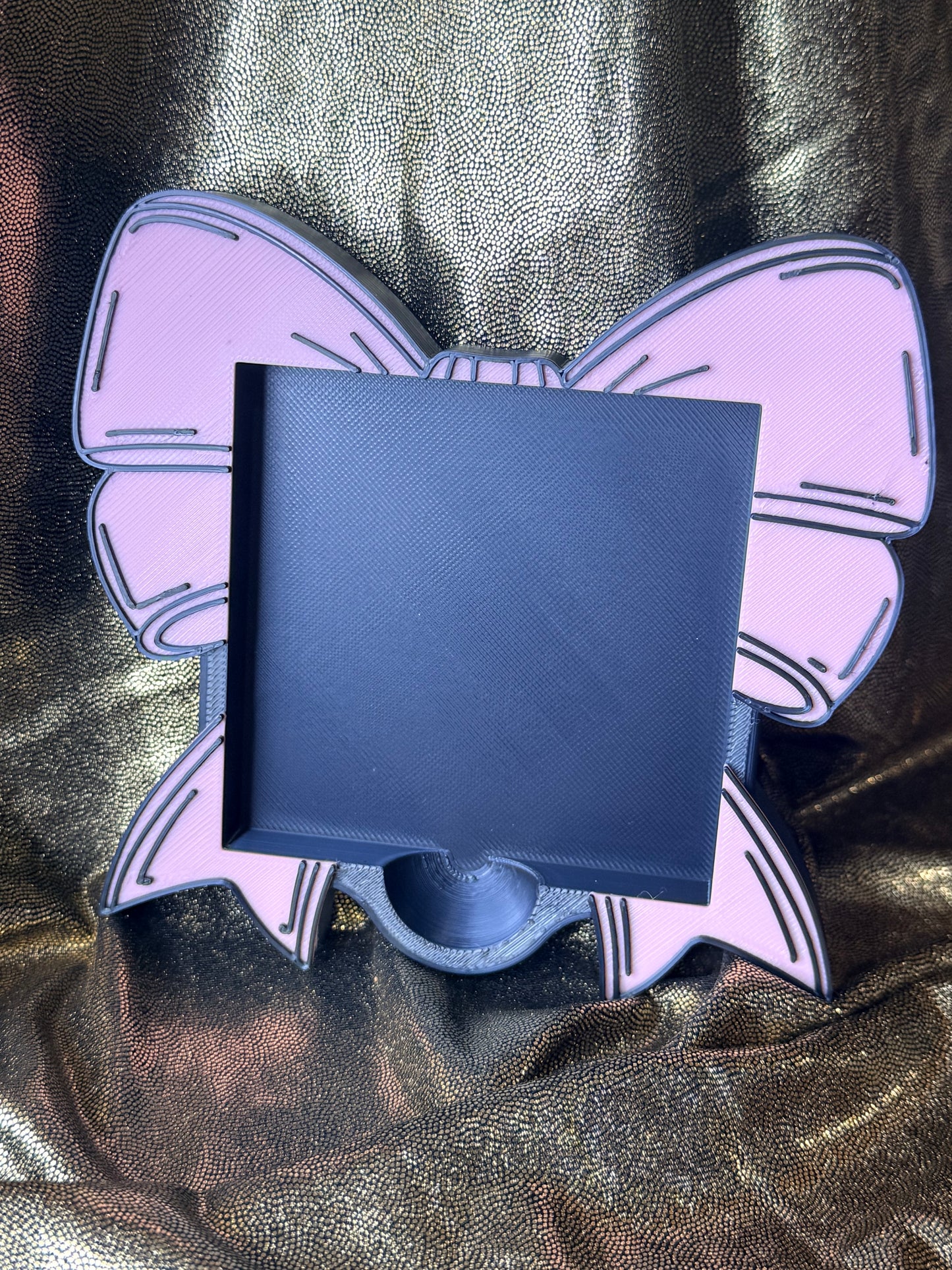 Pink Bow Notepad Holder